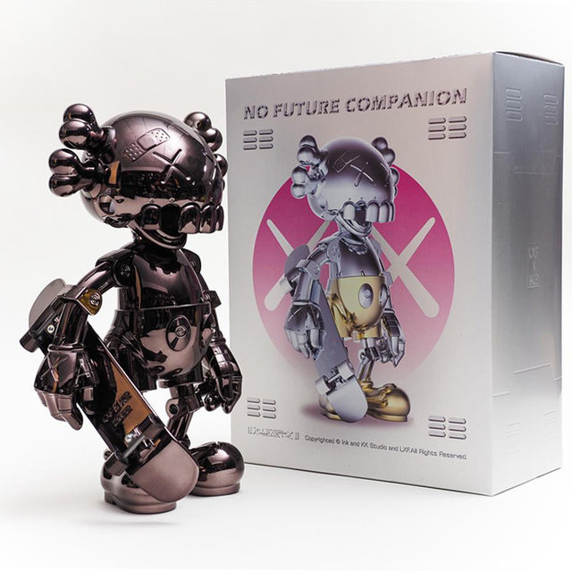 Kaws Sorayama Hajime co-branded trendy toy figure