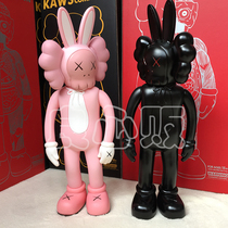 mand kaws pink rabbit doll limited edition hand-made model doll toy trend surrounding fashion play ornaments