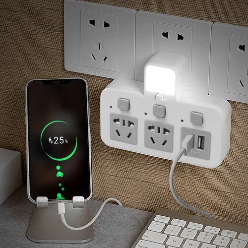 Умный универсальный беспроводной переключатель для кровати, штекер, повязка на голову, ночник