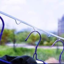 Clothesline outdoor travel clothes rope dormitory Hotel Hotel windproof non-slip collared clothesline drying rope