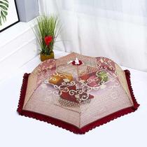 (65cm small number 78cm large number of foldable dining table covers) Anti-bug anti-mosquito vegetable cover Vegetable Hood Meal Hood