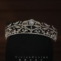 Crown Family ~ Original Design Rhinestone Grand Crown Elegant Bride Wedding Shape with Makeup Hair Headwear