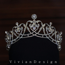 Crown Family European Beautiful Romantic Princess Royal Highness Bride Crown Birthday Crown Hair Hoop Pop Wedding