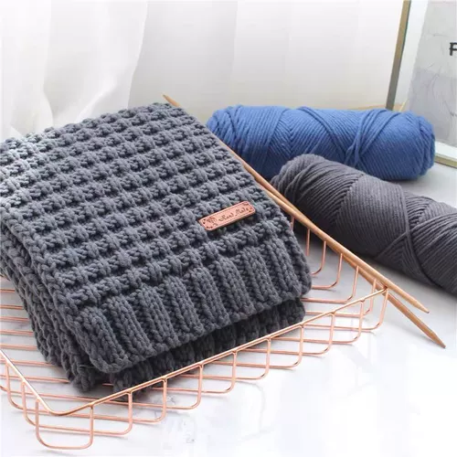 Зимний шарф, шапка, плетеный шерстяной клубок пряжи ручной работы для начинающих для влюбленных