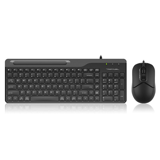 Shuangfeiyan FK25 wired keyboard and mouse chocolate mini keyboard and mouse set USB desktop computer notebook