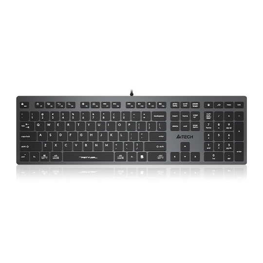 Shuangfeiyan FX50 scissor keyboard wired chocolate ultra-thin silent USB notebook desktop computer office