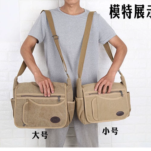 Мужская сумка на одно плечо, вместительная и большая сумка через плечо для отдыха, увеличенная толщина