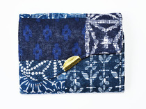 New cotton cloth handmade fabric card bag wallet one womens ethnic style card set ultra-thin compact