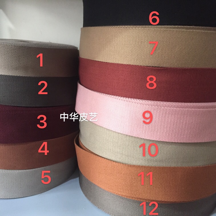 SaiJ Splicing Bucket Bag Pure Cotton Webbing 6cm Single shoulder bag Shoulder Bag Shoulder Bag bag DIY bag accessories