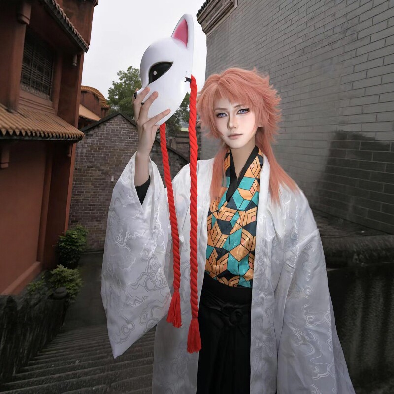 鬼灭之刃锖兔cos服|沉浸式cos体验太治愈啦_Cosplay女装_淘宝游戏网