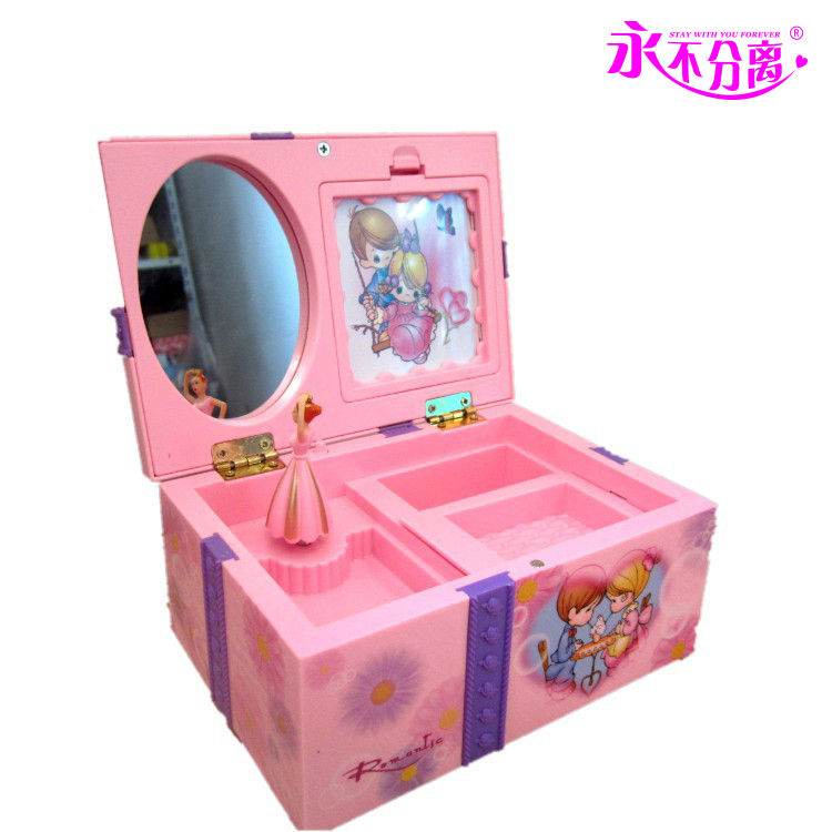 Cute beauty mirror rotates music box seven-night Valentine's Day creative birthday gift to girlfriend's girlfriend