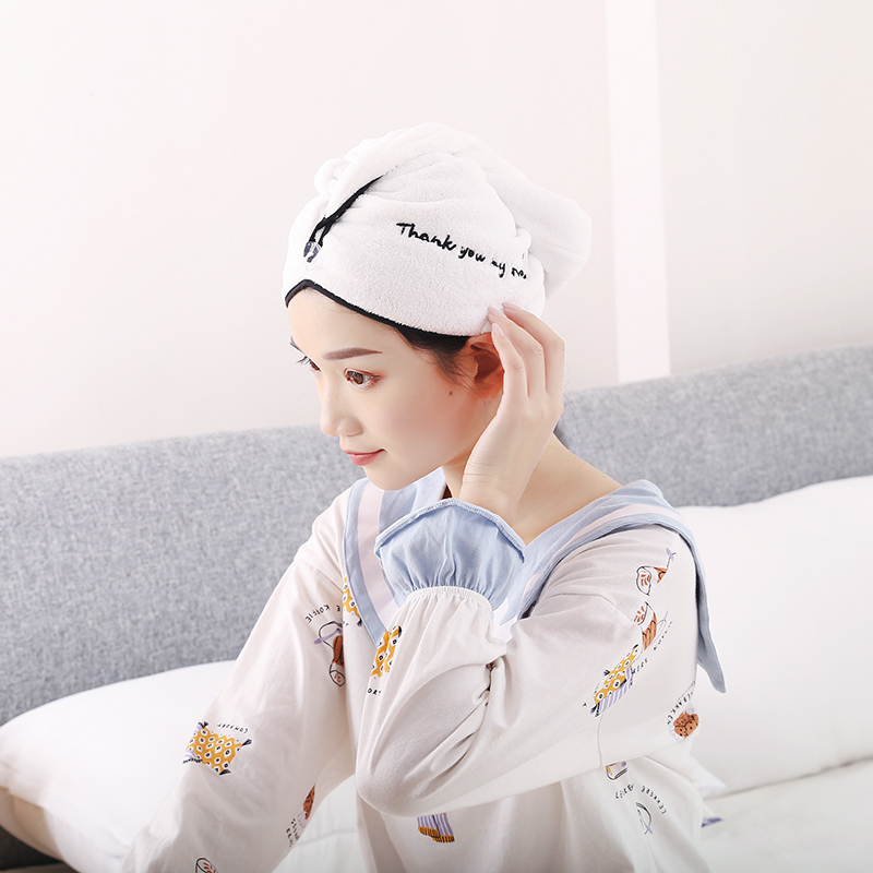 干发帽女强吸水擦洗头发的速干帽浴帽可爱卡通抖音同款包头发毛巾