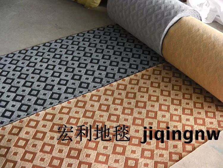 Cafe Camel Hexagon Jacquard Cafe Camel Corduroy Thảm Nhà Thảm Phòng ngủ Hành lang Tầng phòng khách Thảm lối đi Thảm thảm cao su trải sàn