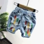 Đặc biệt giải phóng mặt bằng cậu bé quần short denim mùa hè năm quần 2019 mới vừa và nhỏ trẻ em phần mỏng quần trẻ em thủy triều - Quần jean quần áo cho bé