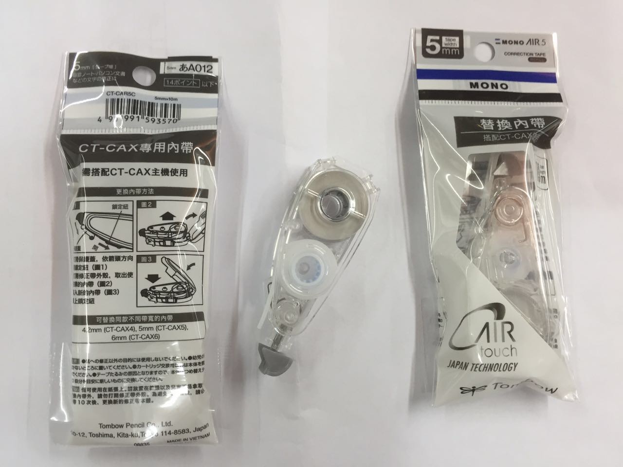 CT-CAR5C correction tape replacement core TOMBOW Dragonfly correction tape CT-CAX5C replaceable core correction tape