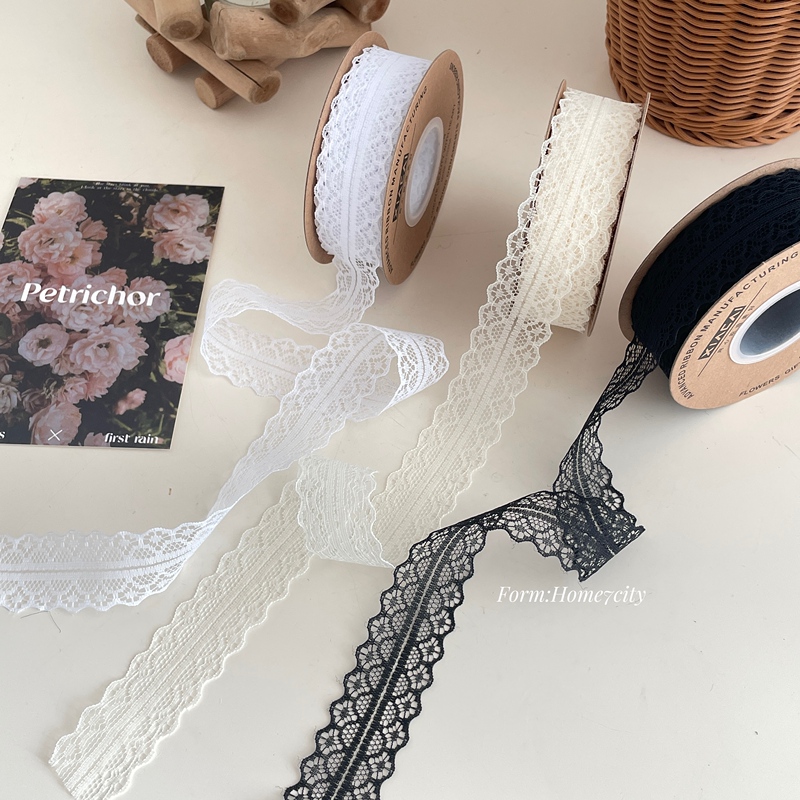 ins Korean-Style Lace Ribbon Bouquet Tie Decorative String Beautiful Cake Gift Wrapping Tie Hollow Design