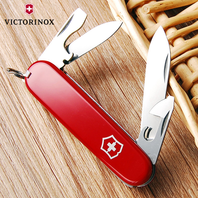 ຕົ້ນສະບັບ Victorinox Swiss Army ມີດ 84mm ແທ້ຈິງ (ສີແດງ) 0.2503 multi-function folding ມີດສະວິດຂອງແທ້