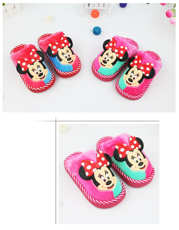 Chaussons enfants en suède pour hiver - semelle caoutchouc - Ref 1024359 Image 34