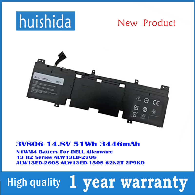 Suitable for Dell Laptop Battery/ 3V806/ N1Ww4/ 13/R2/5288/P56G Suitable for Dell Laptop Battery/ 3V806/ N1Ww4/ 13/R2/5288/P56G