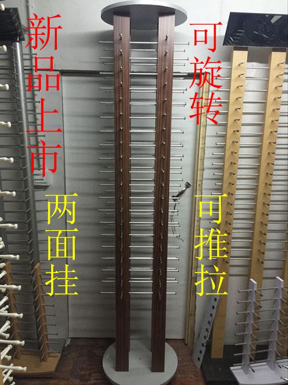 Factory direct glasses display stand wooden rotatable push-pull sunglasses display Props sunglasses display rack storage bracket