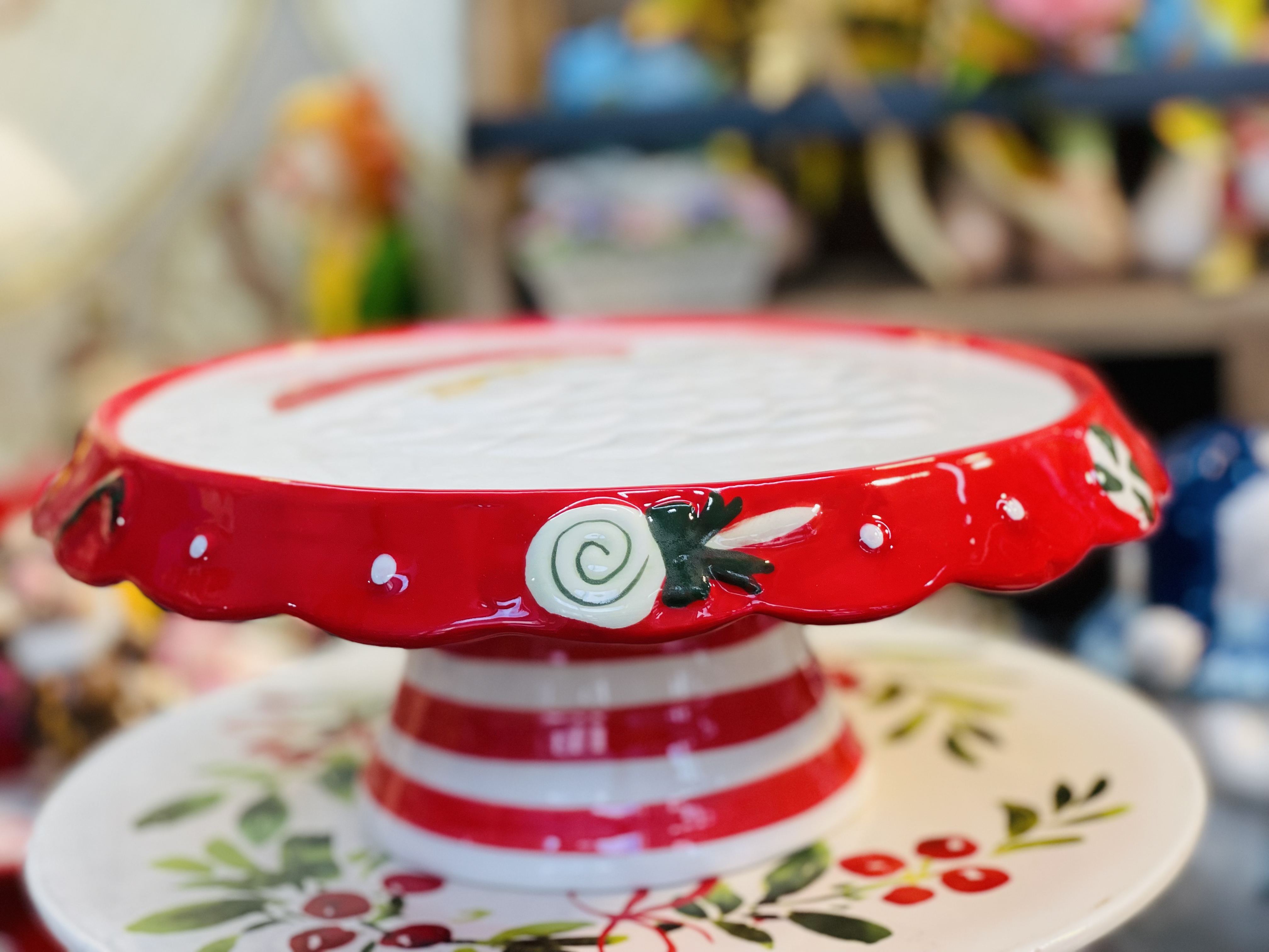 Christmas tableware Santa snowman tray series theme cartoon ceramic western food steak plate creative plate pot