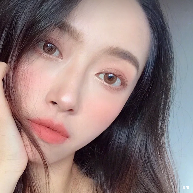Air cushion blush chính hãng nude trang điểm dưỡng ẩm làm sáng da tự nhiên khả năng sửa chữa rouge khí chất màu đỏ bột rung mạng đỏ má hồng