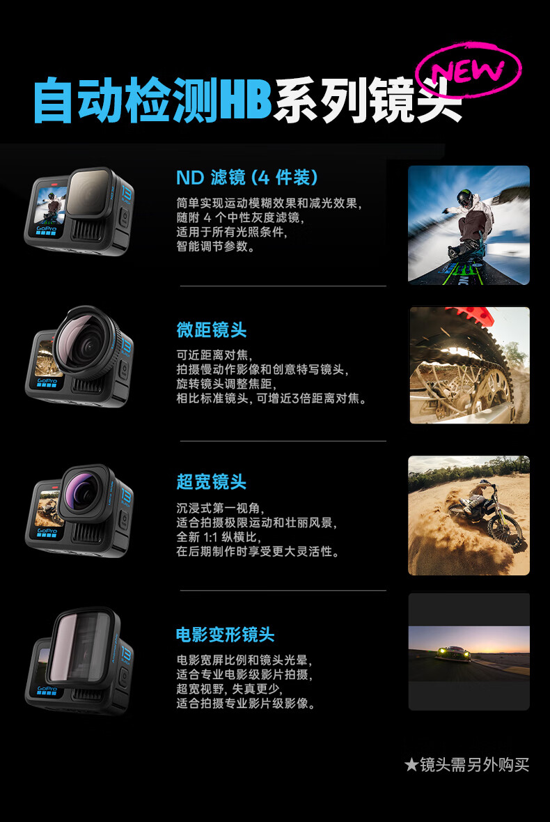 Экшн-камера GoPro HERO13 Black стандартная комплектация