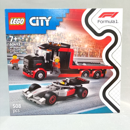 Lego City 60493 F1 Transport Truck and Audi F1 Racing Car Building Block Toy for Boys and Kidsren