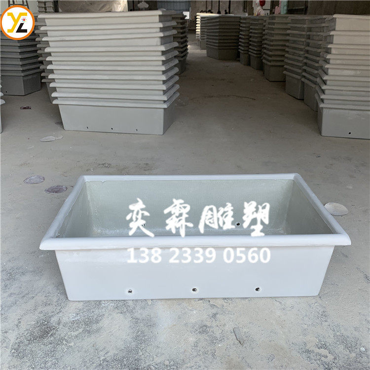 Glass fiber anti-corrosive glue clothes flower case Flower groove municipal road seed green planting engineering flower pot outdoor flyover flower box