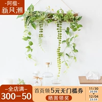 Моделирование зеленые растения на стене стены AYI, северная цветочная креативная стена, покрытая растительным покрытием Уродливое подвесное фоновое украшение стены