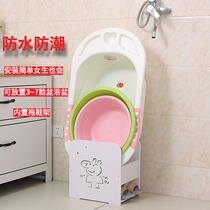 Large bathroom shelf Toilet washbasin rack Toilet sink Toilet storage shelf Floor-to-ceiling home