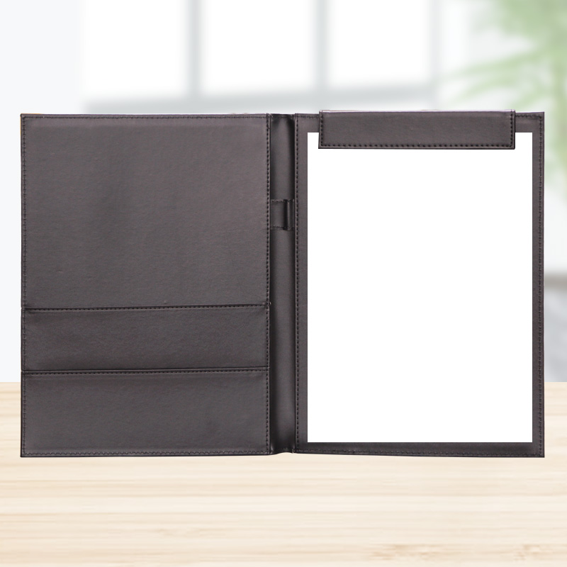 High - end office supplies a4 active page magnet folder Creative leather multifunction pocket manager folder meeting folder