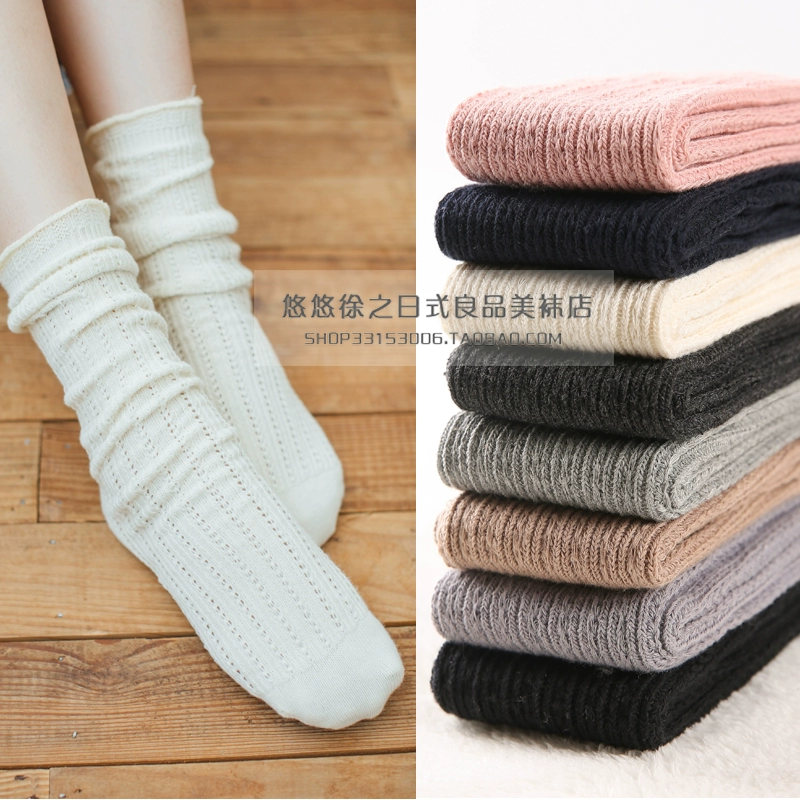 Nhật vớ ren hoang dã rắn chải thẳng đường dọc Gentiana đống vớ vớ giày vớ Socks - Vớ mắt cá chân