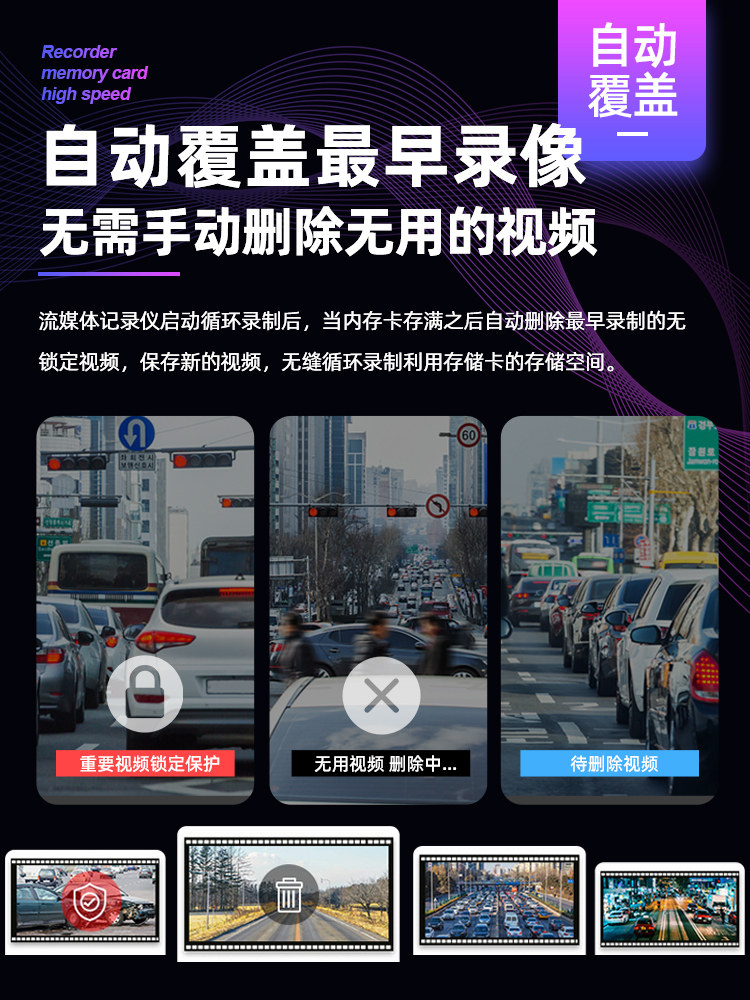 Driving Recorder Memory High-Speed Card 32g Car-Specific Tf Onboard Storage Card Sd Memory Card 360 Lingdu