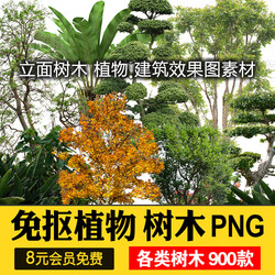Ps Garden Landscape Plants Png Cutout Green Trees Facade Trees and Trees Architectural Renderings Design Materials
