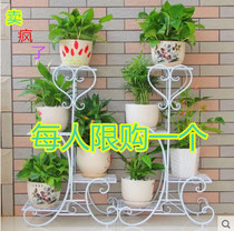 Flower Shelf Multilayer Indoor Special Price Home Province Space Living-room Balcony Floor Type Green Lori Pendant Iron Art Flower Pot Rack