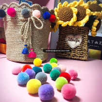 DIY small fur ball 2cm cashmere fur ball national style decoration kindergarten handmade supplies 100 price