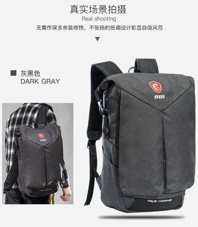 Microstar Cruise's deliver alien mechanical revolution dark shadow genie laptop with double shoulder bag 17 3 inches