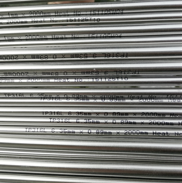 316L stainless steel BA grade sanitary pipe inch outer polished precision pipe 6 35*0 89 inch 1 4 sold by the meter