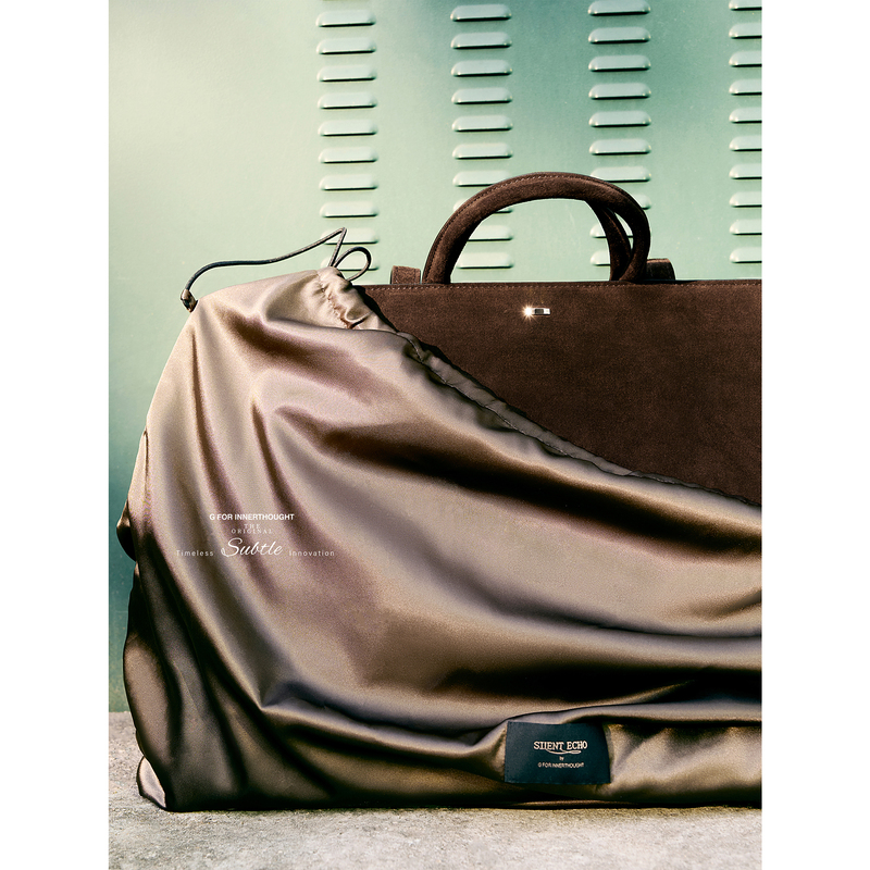 G for Innerthought Spanish Imported Suede Raccagni Zipper Large-Capacity Tote Bag G for Innerthought Spanish Imported Suede Raccagni Zipper Large-Capacity Tote Bag