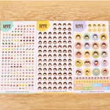 Наклейка, детские аксессуары для влюбленных, прозрачный милый декор, планировщик