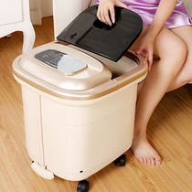 York Bubble Foot Bucket Foot Bath Basin Fully Automatic Footbath Basin Electric Massage Heating Thermostatic Home Pedicure Machine High Deep Barrel