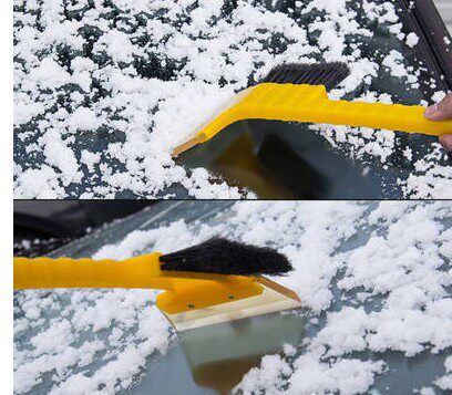Multifunctional car with snow shovel snow brush scraping snow remover for snow removal snow removing snow plate ice snow shovel de-icing shovel snow tool