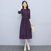 Four Seasons Green Women Dress New Hangzhou 2022 Springtime High-end Temperament Mom Expats Slim Cover for Long Dress Skirt
