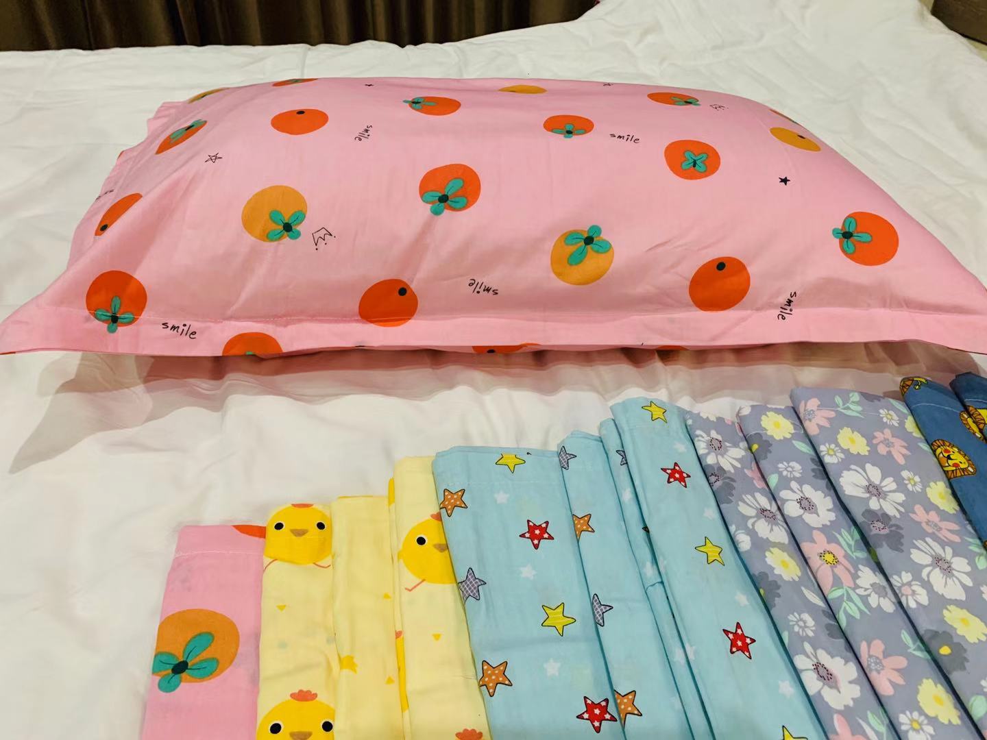 Gối in bông cotton nhỏ xinh và xinh xắn độc thân ký túc xá sinh viên gối da giá rẻ - Gối trường hợp gối chặn vỏ đỗ