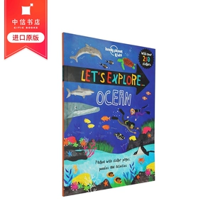 Оригинальная английская версия позволяет нам исследовать океан Let Let's Expelore Ocean Lonely Planet Children 250 Стрикеры Детская книга