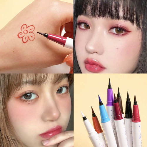 Карандаш для глаз, белый окрашенный лайнер для макияжа глаз, водонепроницаемая база под макияж, не растекается