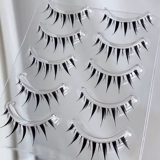 Маленький дьявол накладные ресницы комикс рисунок глаза Барби цельный толстый преувеличенный тайский макияж сказочные ресницы милые ресницы