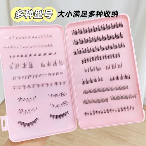 Накладные ресницы, портативная коробка для хранения для ресниц для наращивания, база под макияж