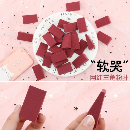 Треугольный поролоновый спонж, косметическая губка, камера, тональный крем